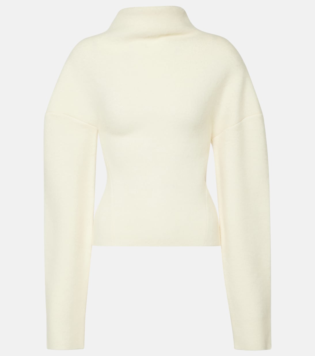 Enoch asymmetric wool turtleneck sweater | The Row