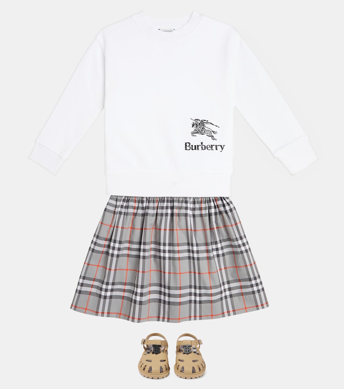 Sudadera de jersey de algodón con EKD | Burberry Kids