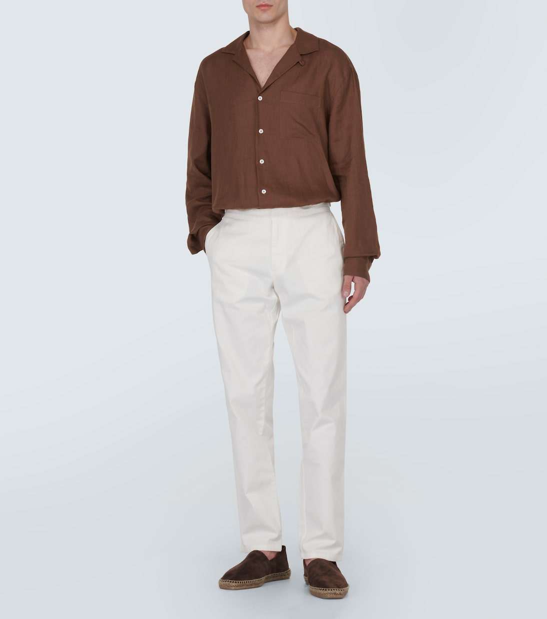 Pantalones rectos Fallon de algodón | Orlebar Brown