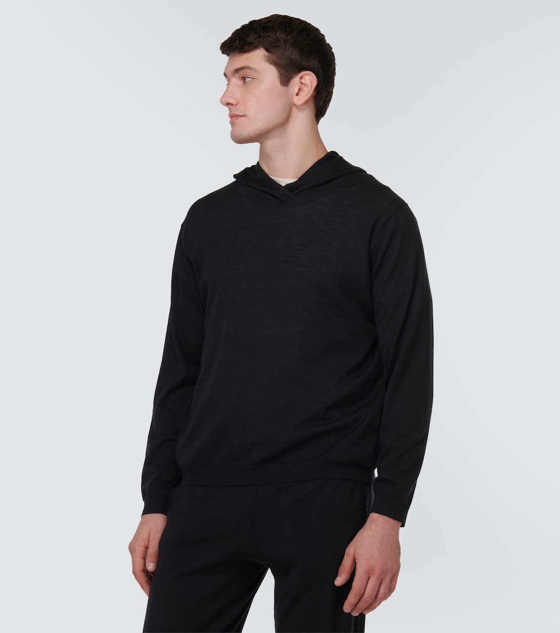 Sudadera con capucha Madrid de cachemir | Le Kasha