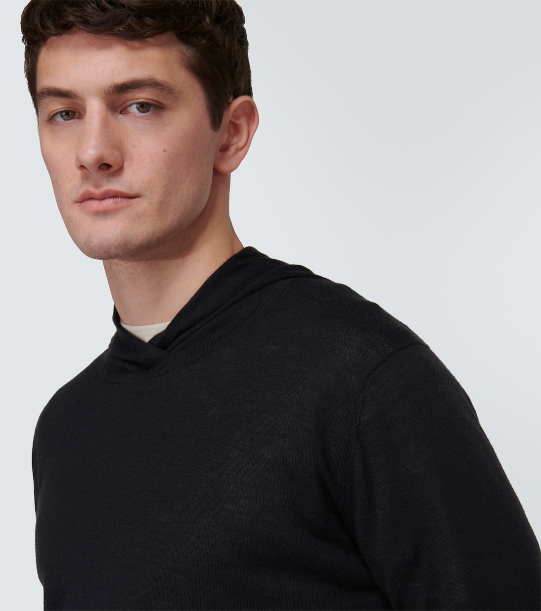 Sudadera con capucha Madrid de cachemir | Le Kasha