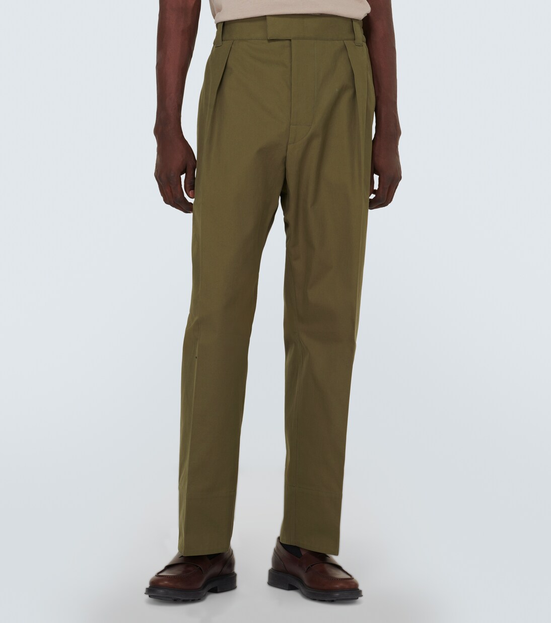 Reinga cotton gabardine chinos | Loro Piana