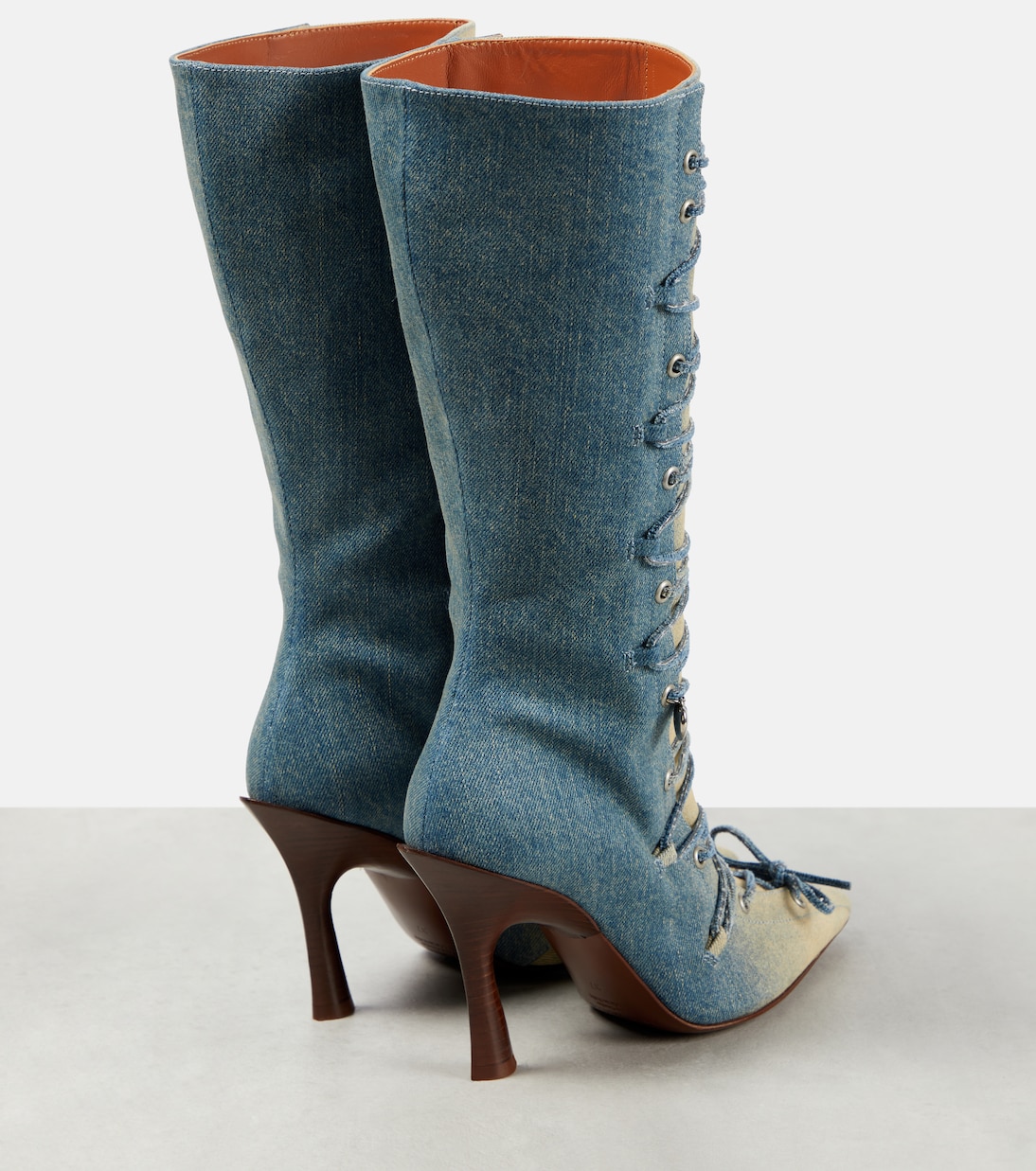 Botas altas Bitten de denim | Acne Studios