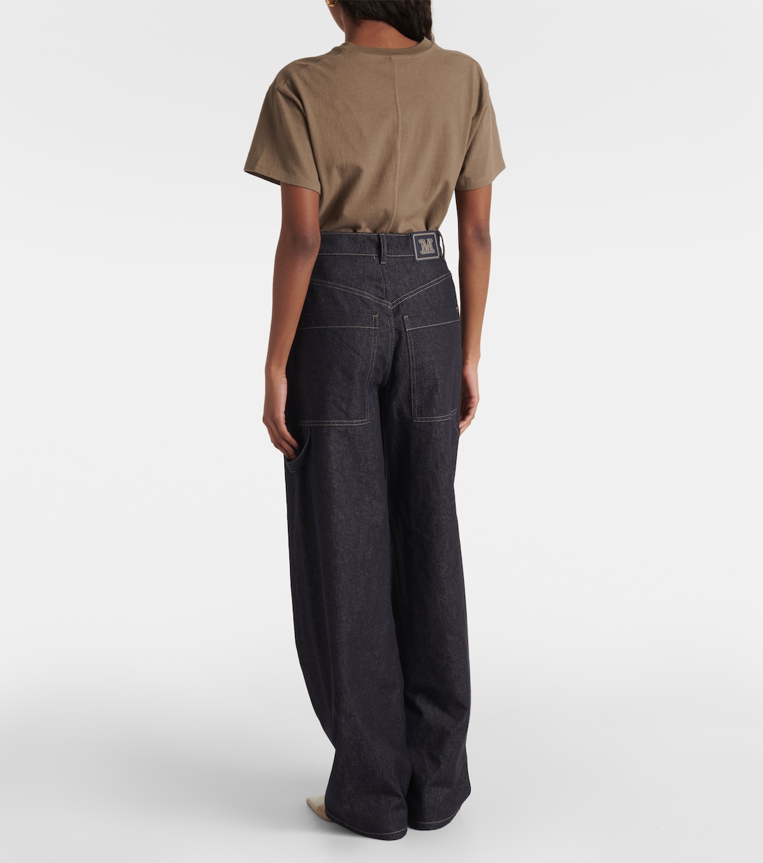 Jean ample Centro à taille haute | Max Mara