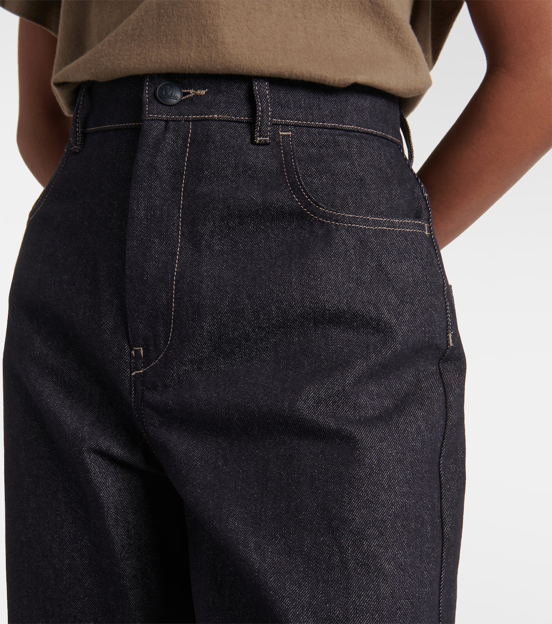 Jean ample Centro à taille haute | Max Mara