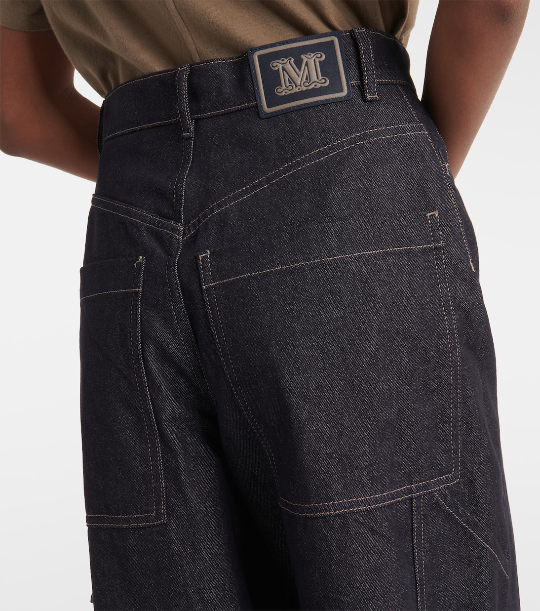 Jean ample Centro à taille haute | Max Mara