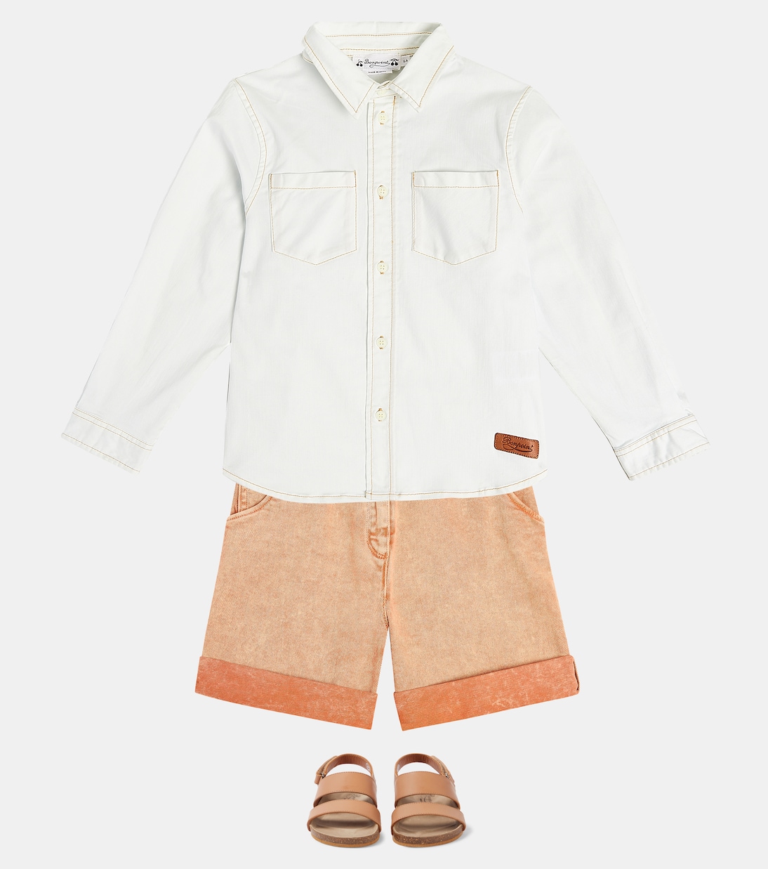 Camisa Altman en denim | Bonpoint