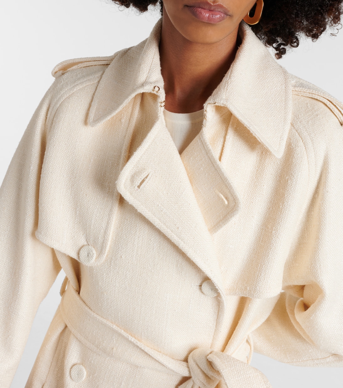 Gabardina Eithne de seda y lana | Gabriela Hearst