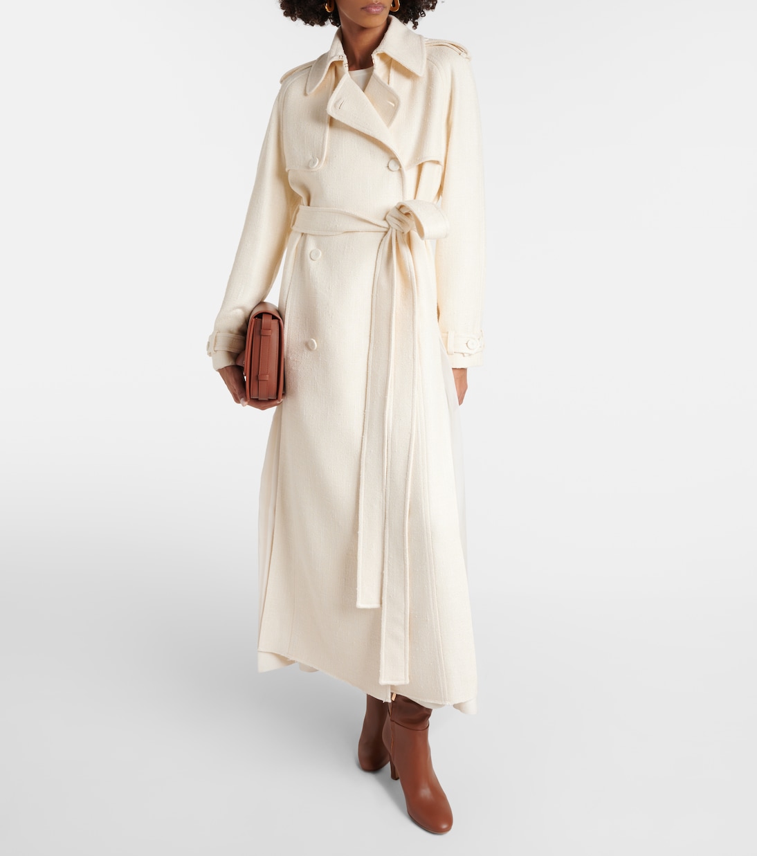Gabardina Eithne de seda y lana | Gabriela Hearst