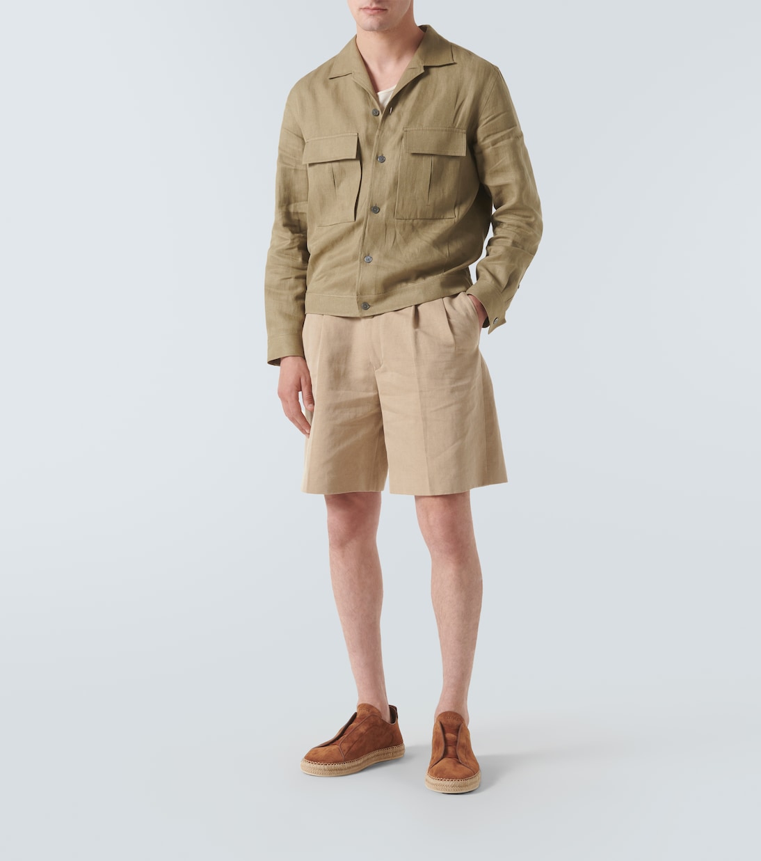 Triple Stitch suede espadrilles | Zegna