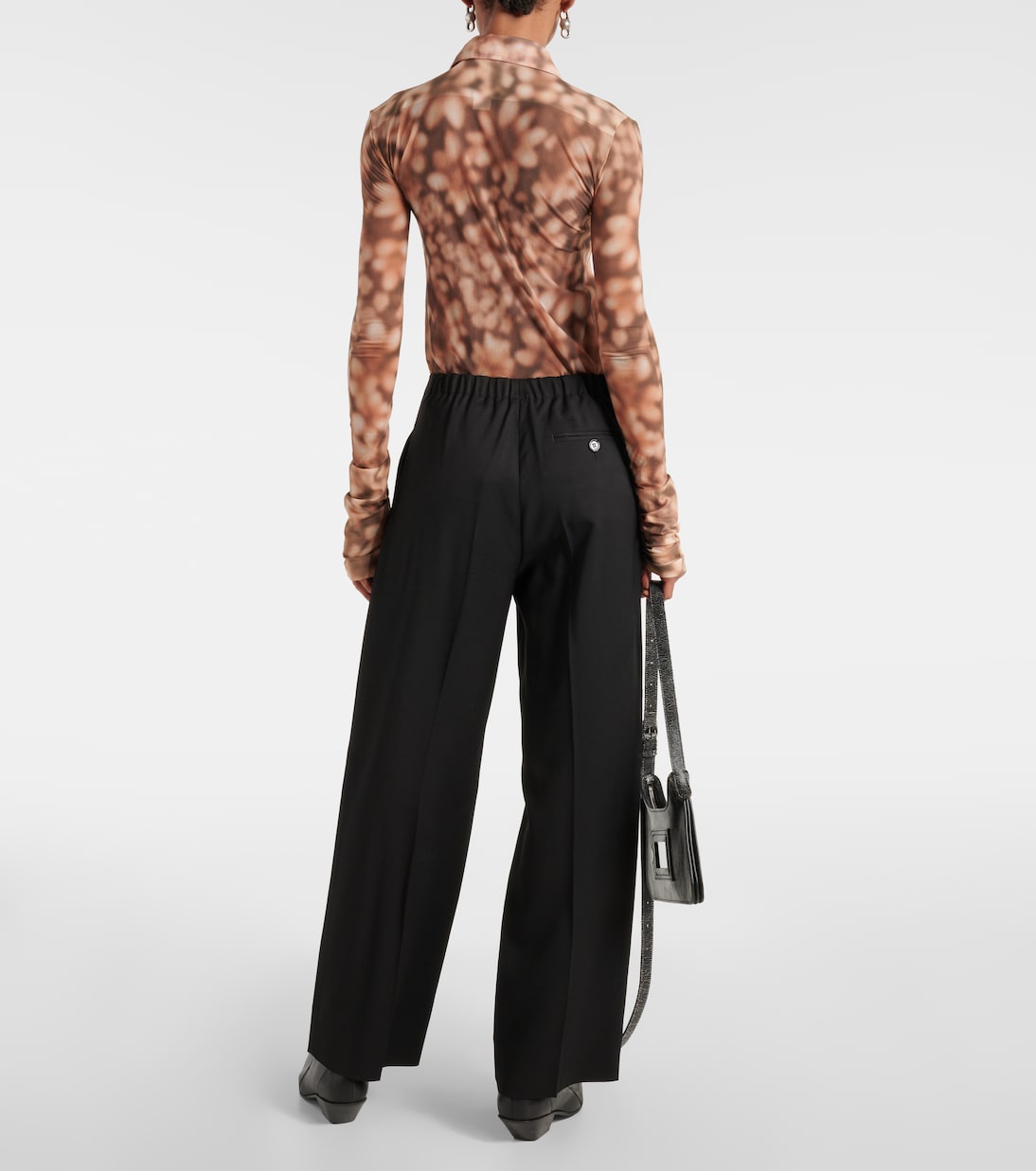 Pantalon ample à taille mi-haute | Acne Studios