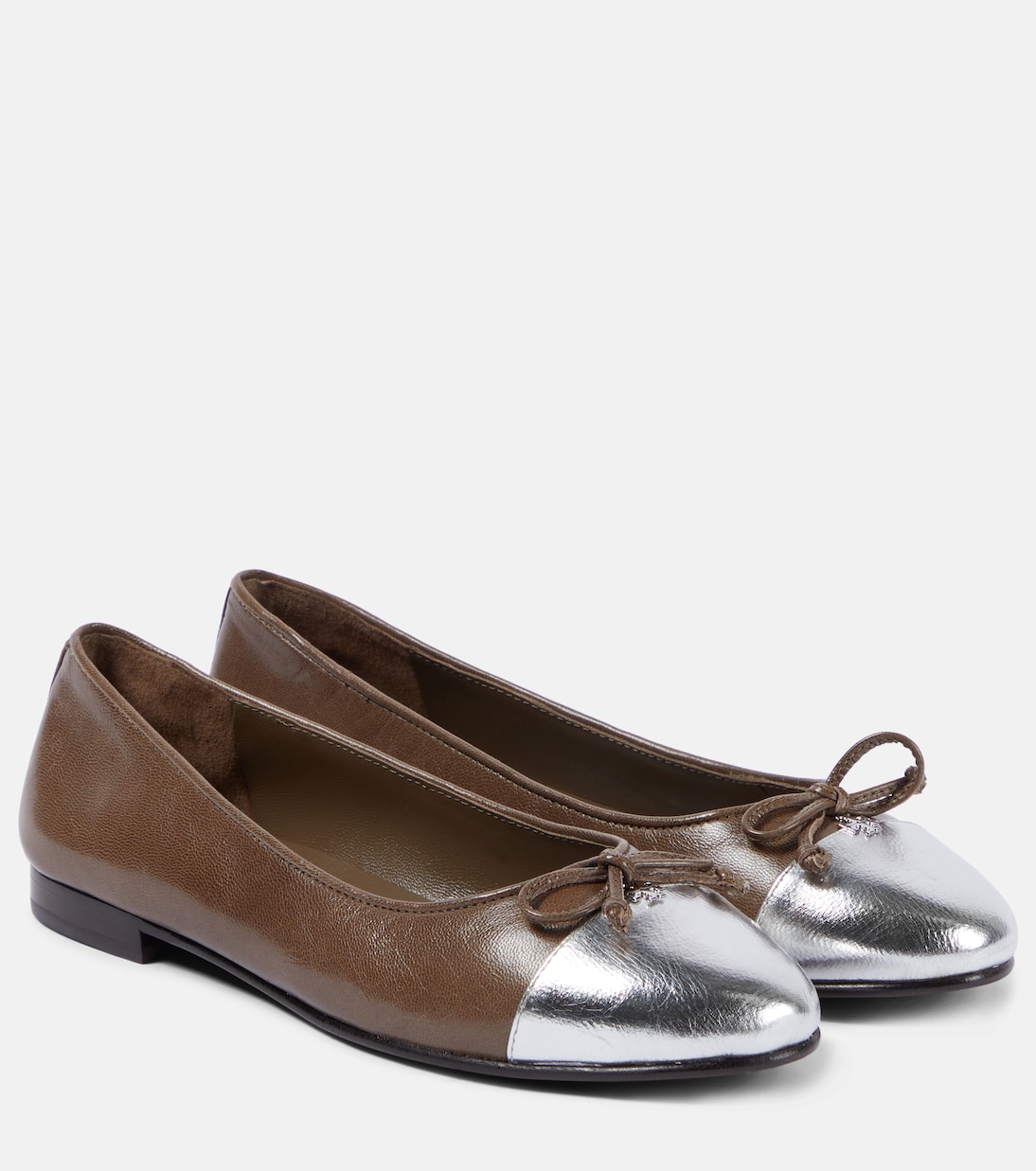 Bailarinas de piel con puntera | Tory Burch
