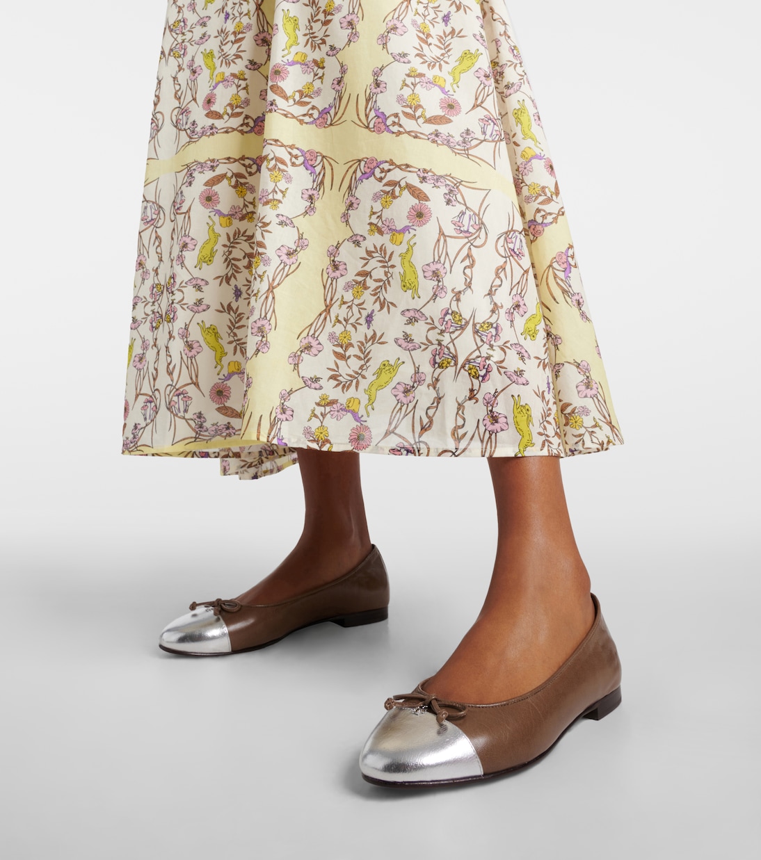Bailarinas de piel con puntera | Tory Burch
