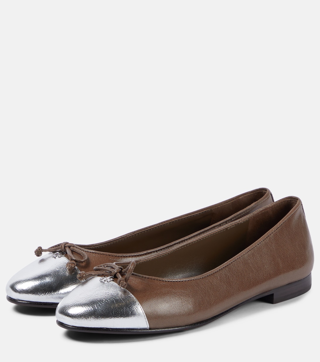 Bailarinas de piel con puntera | Tory Burch