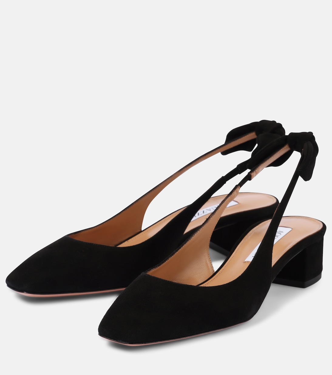Pumps slingback Very Bow 35 in suede | Aquazzura