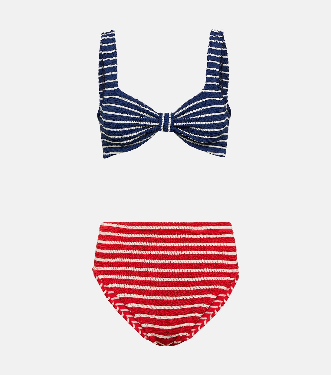 Judy striped bikini | Hunza G