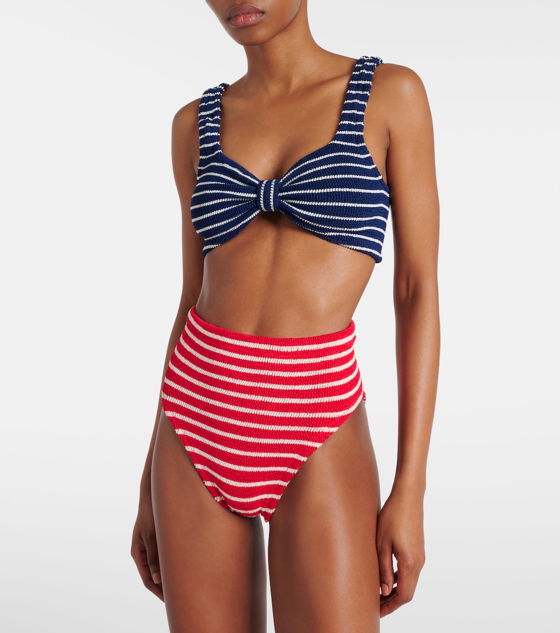 Judy striped bikini | Hunza G