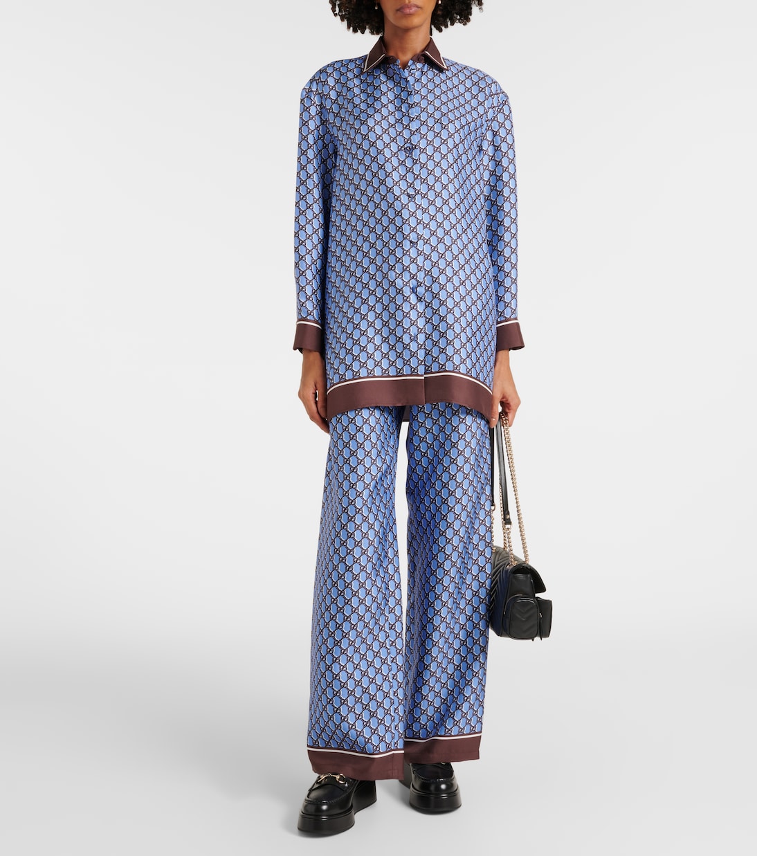 Plateau-Loafers Horsebit aus Leder | Gucci