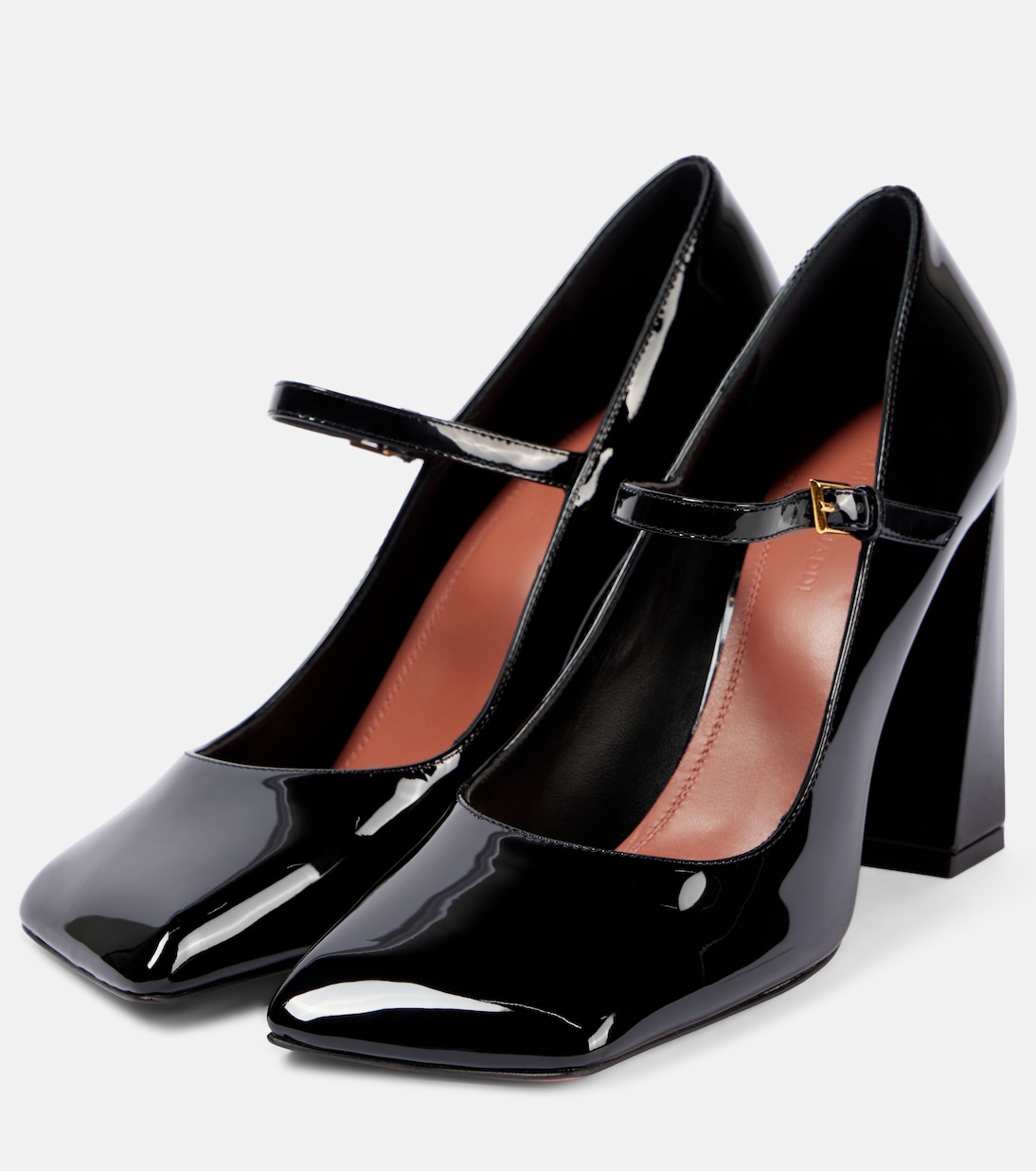 Escarpins Charlotte 95 en cuir verni | Amina Muaddi
