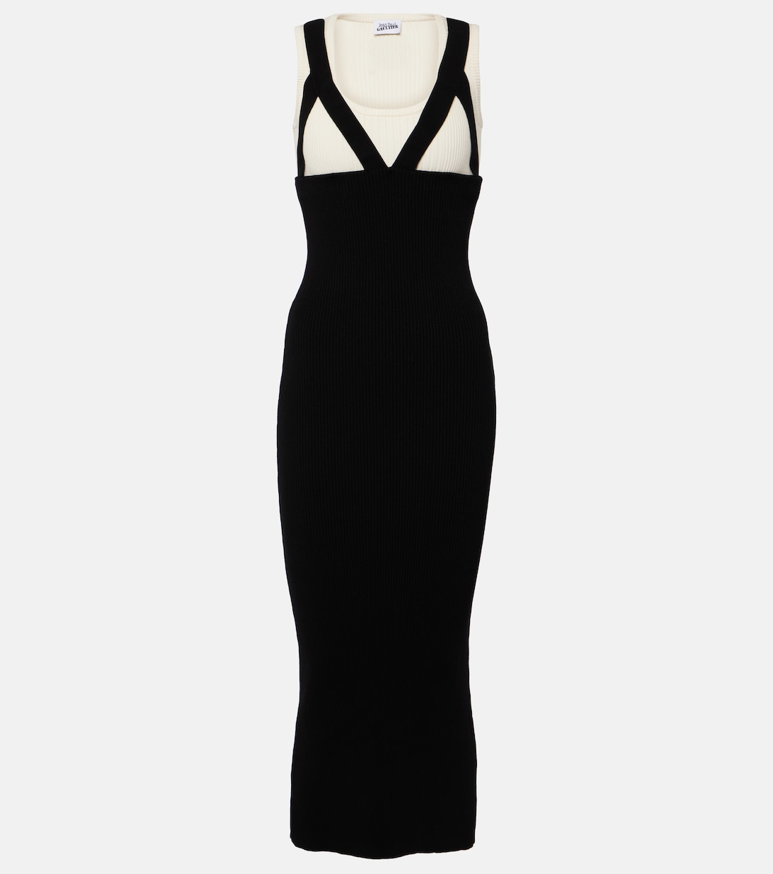 Vestido midi acanalado The Madone | Jean Paul Gaultier