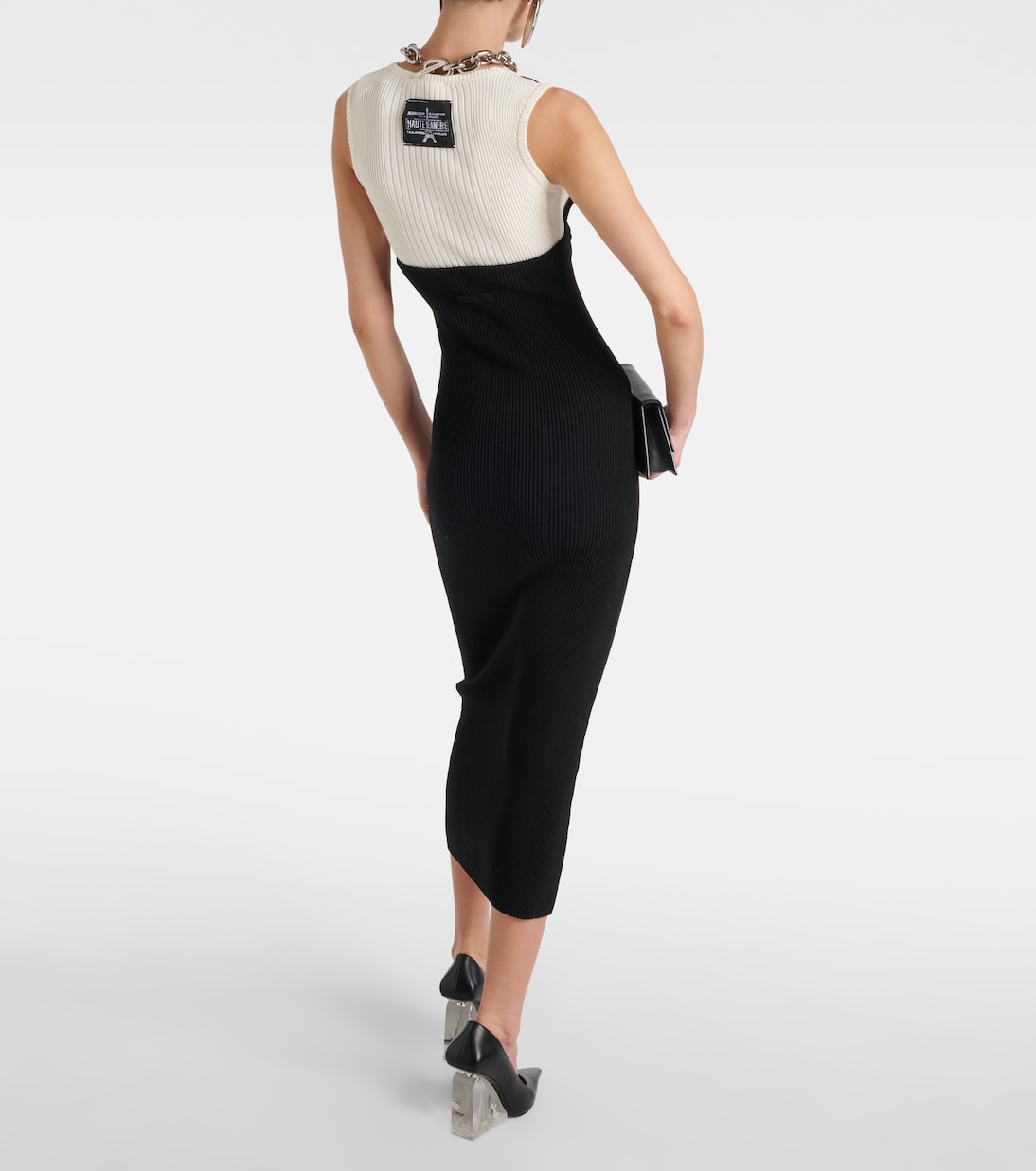 Vestido midi acanalado The Madone | Jean Paul Gaultier