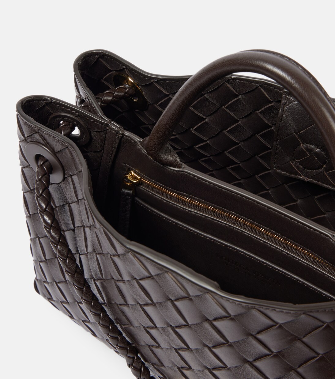 East-West Andiamo leather tote bag | Bottega Veneta