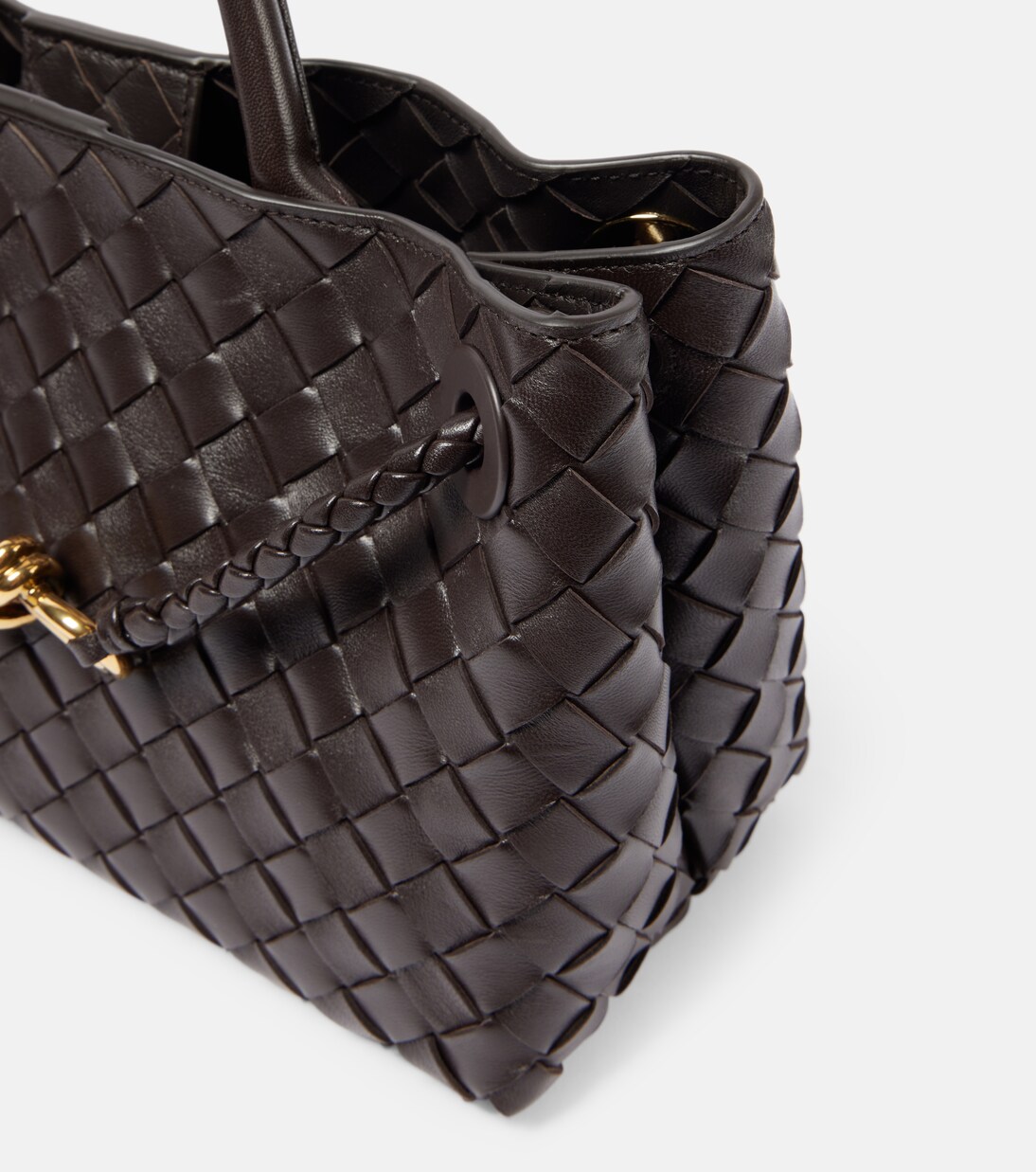 East-West Andiamo leather tote bag | Bottega Veneta