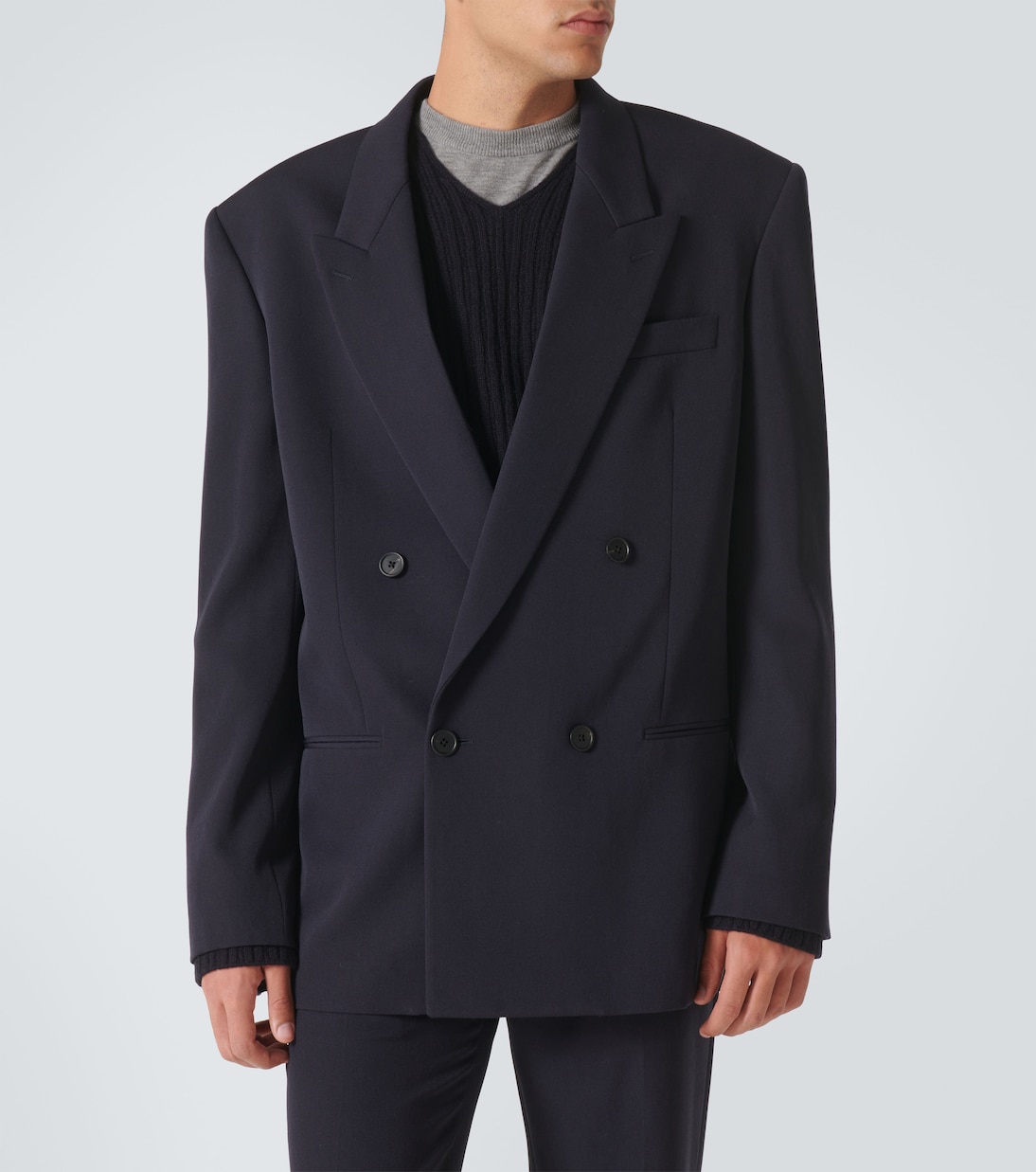 Donnes double-breasted wool blazer | The Row