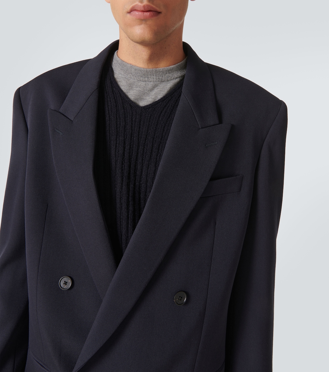 Donnes double-breasted wool blazer | The Row