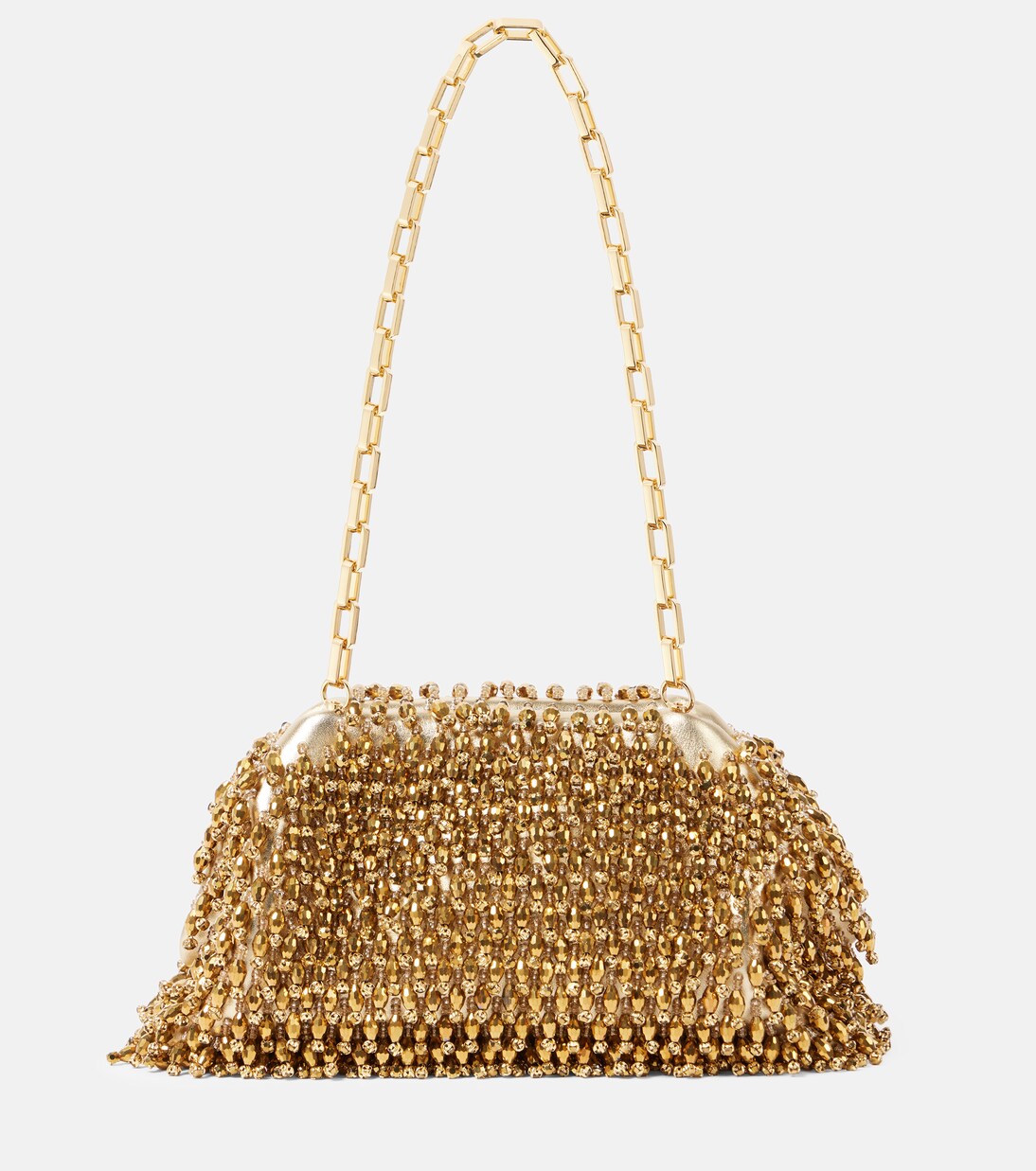 Gold embellished clutch bag hotsell
