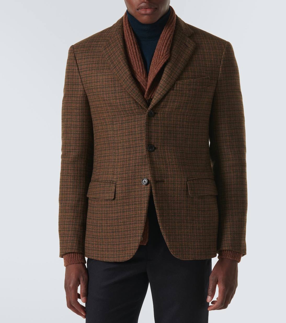 Checked wool blazer | Loro Piana