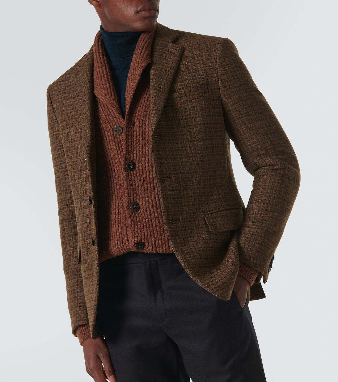 Checked wool blazer | Loro Piana
