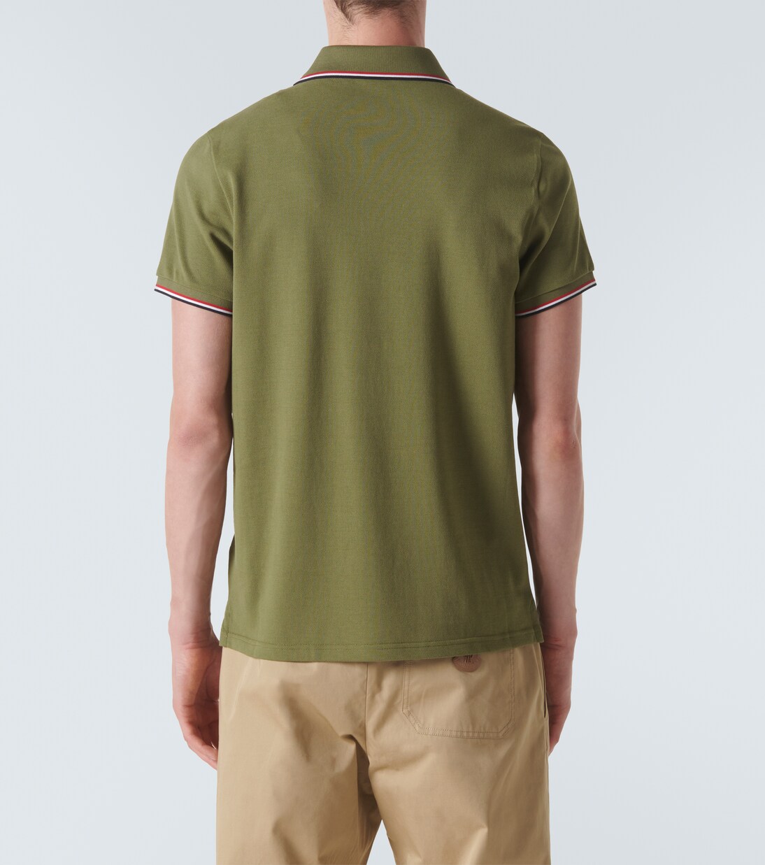 Polo en coton à logo | Moncler