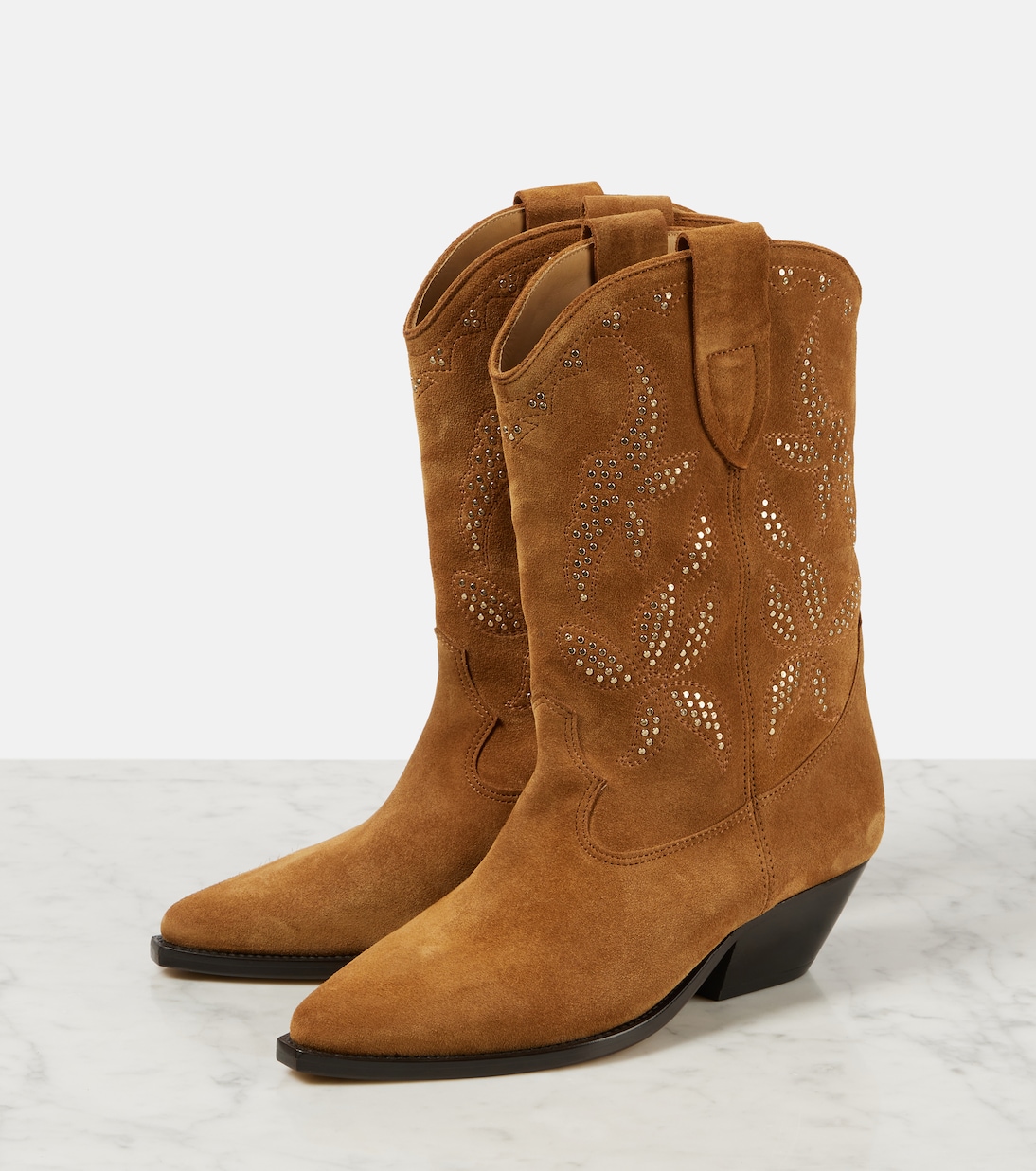 Stivali texani Duerto in suede | Isabel Marant