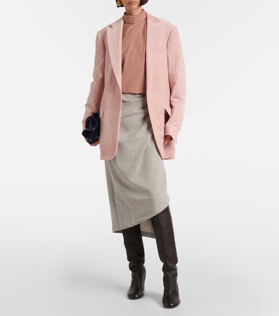 Blusa in cotone a collo alto | Dries Van Noten