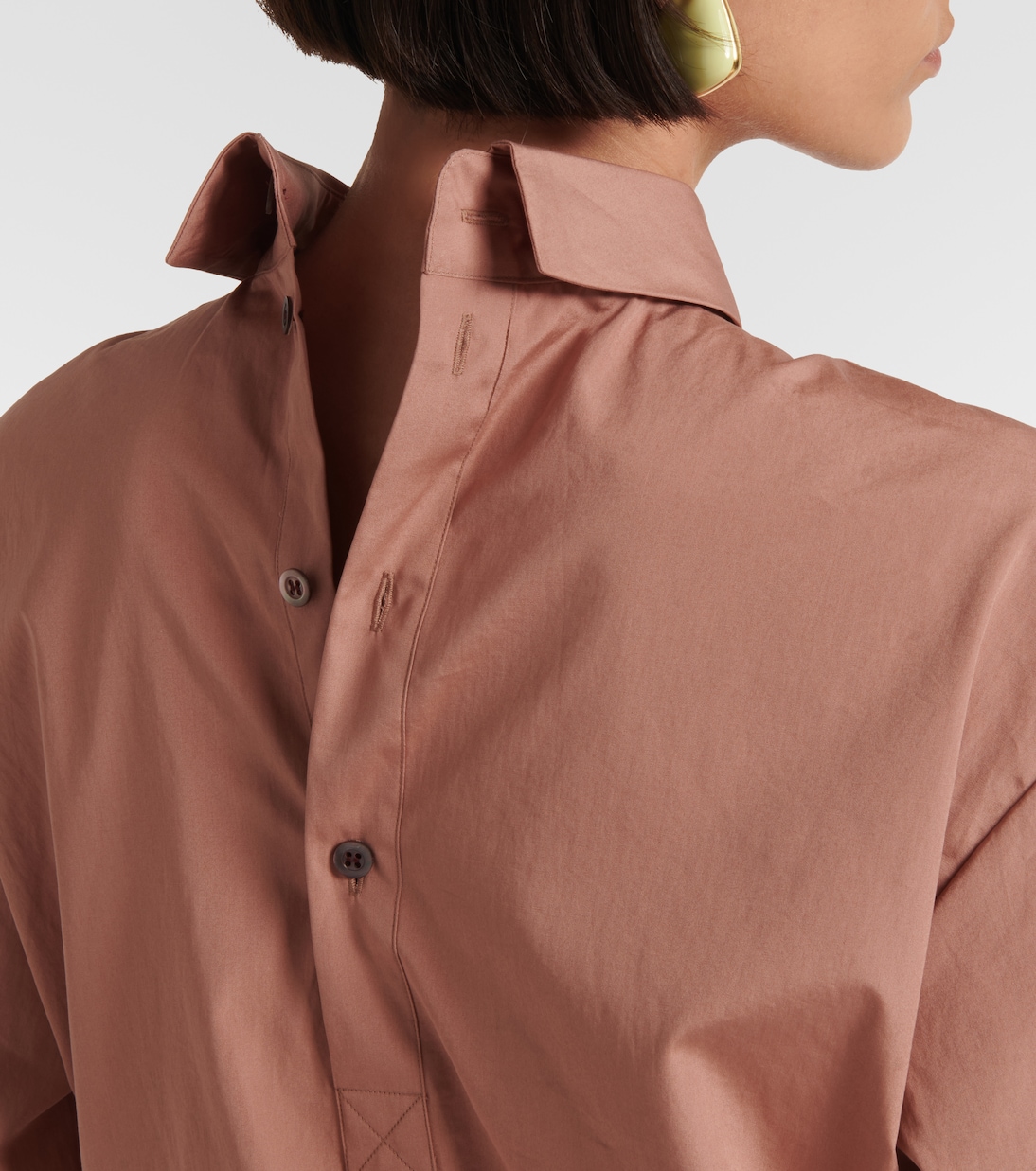 Blusa in cotone a collo alto | Dries Van Noten