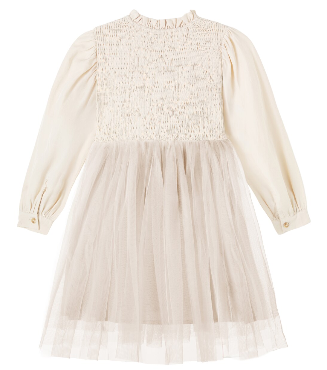Janice shirred tulle dress | Donsje