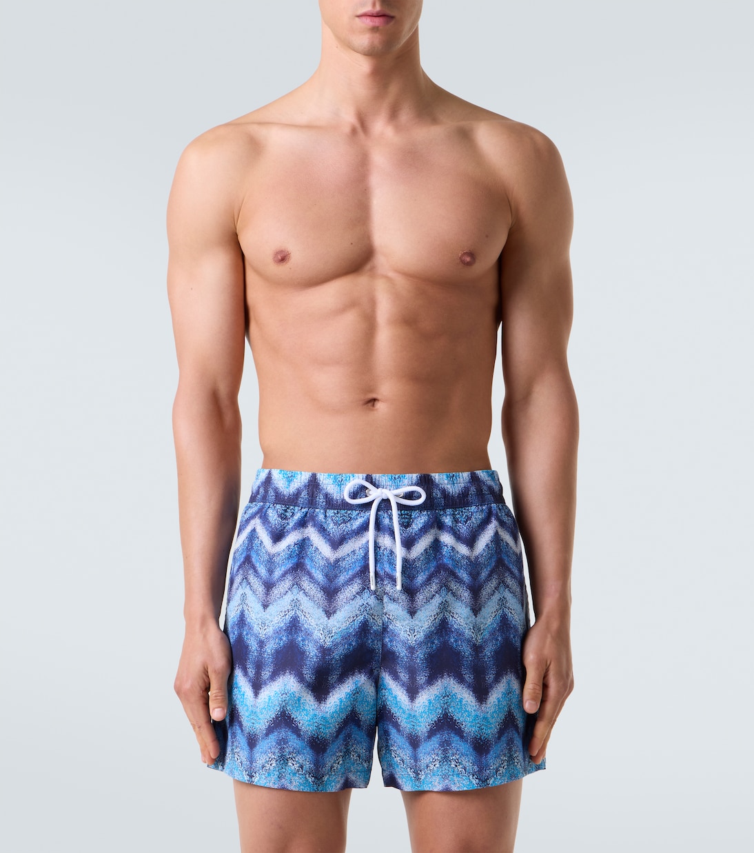 Zigzag printed swim trunks | Missoni