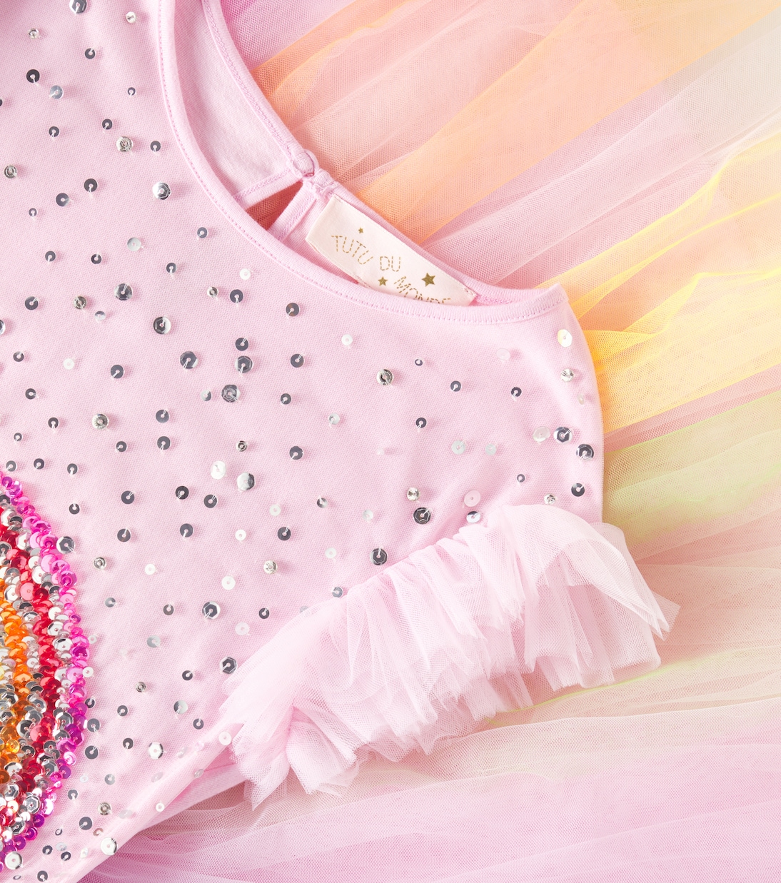 Abito Rainbow Dream in tulle con volant | Tutu Du Monde