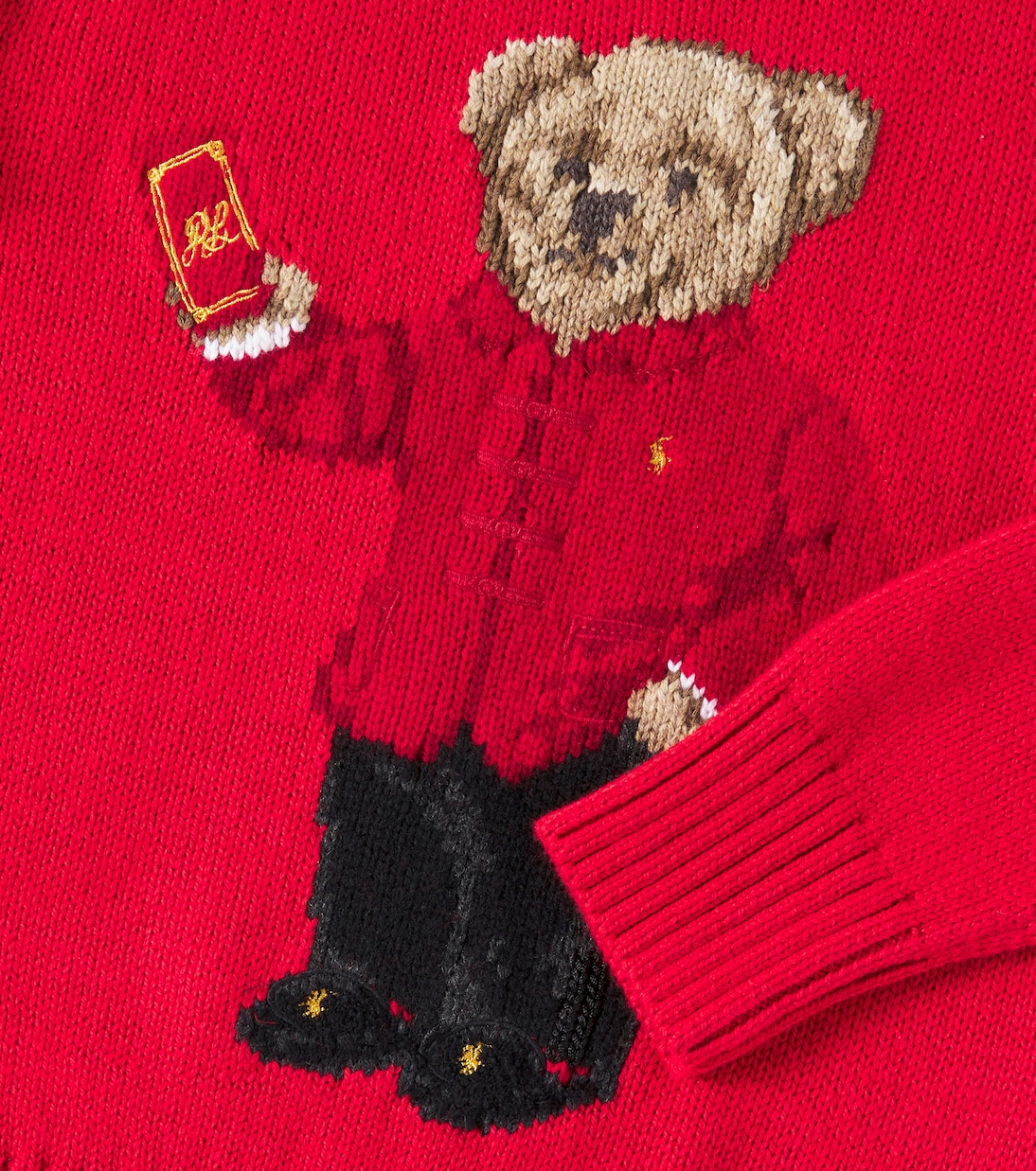 Polo Bear 엠브로이더리 코튼 스웨터 | Polo Ralph Lauren Kids