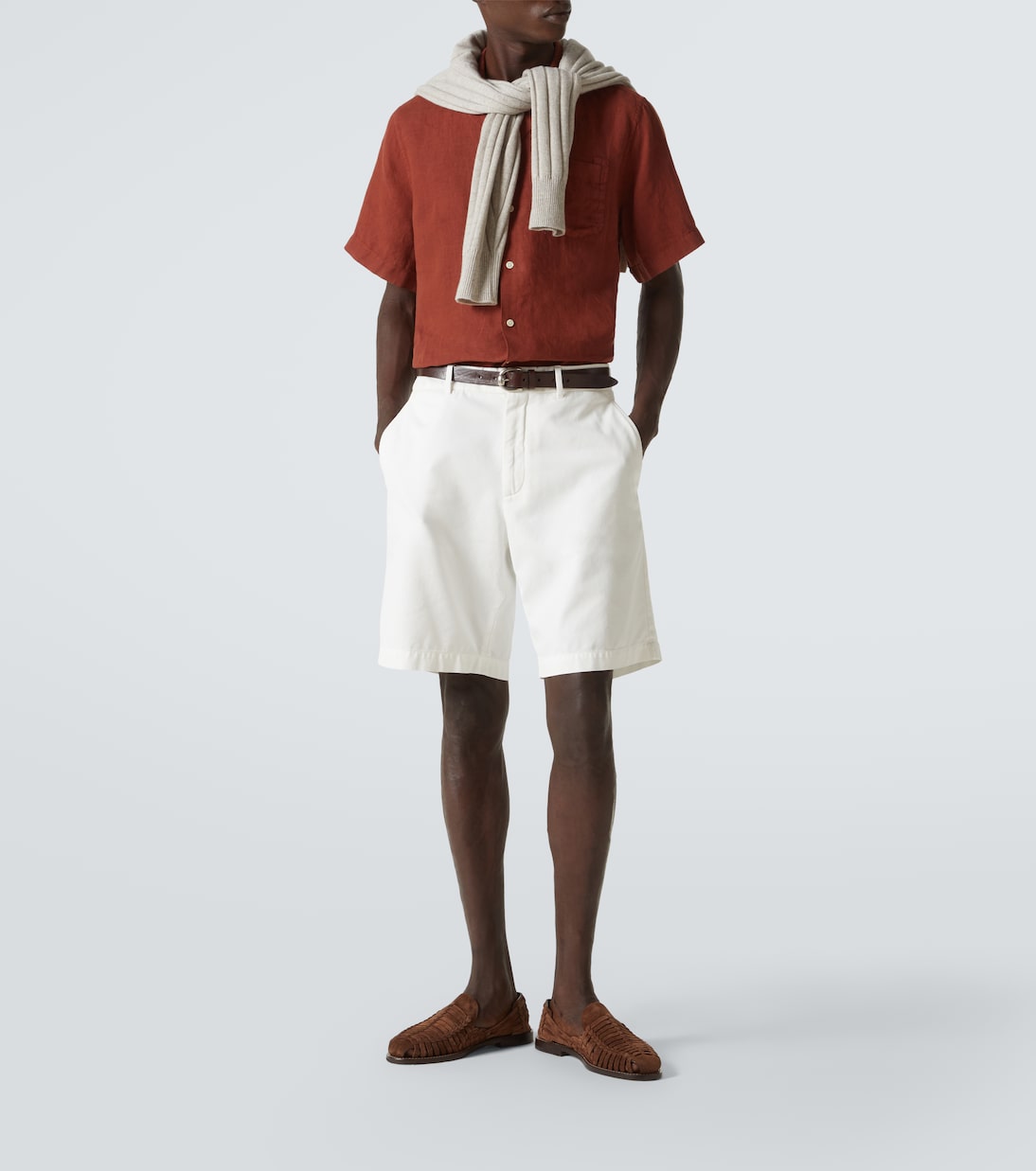 Sandales en daim | Brunello Cucinelli