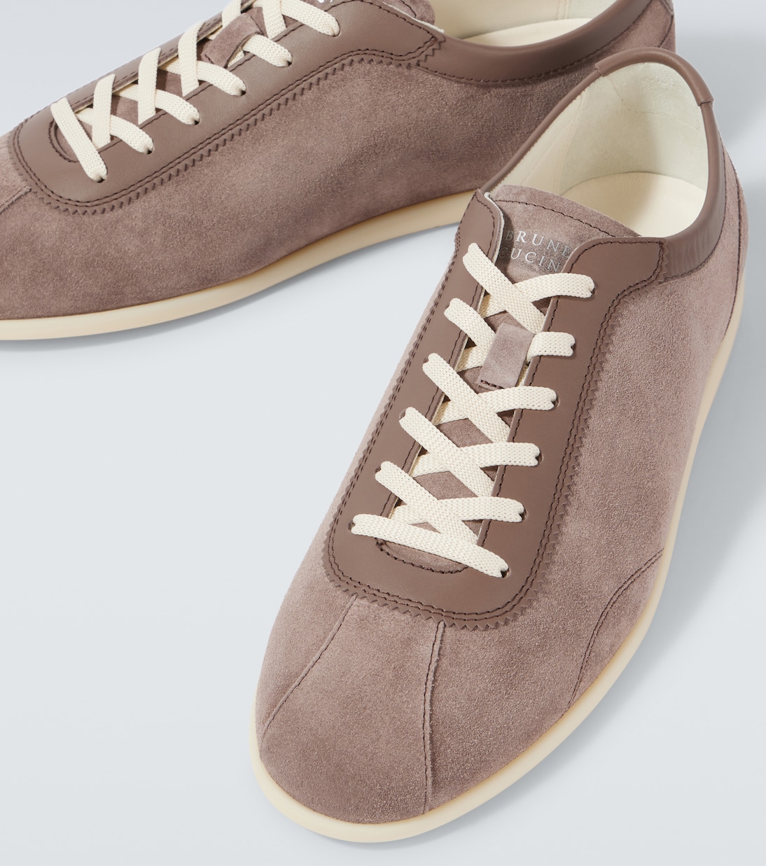 Sneakers in suede | Brunello Cucinelli