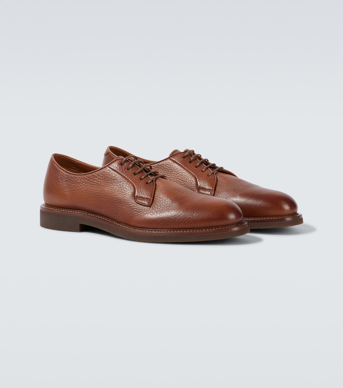 Stringate in pelle | Brunello Cucinelli