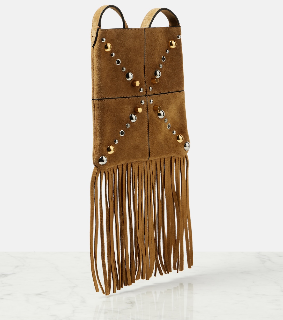 Sac Nellcôte Small en daim | Valentino Garavani