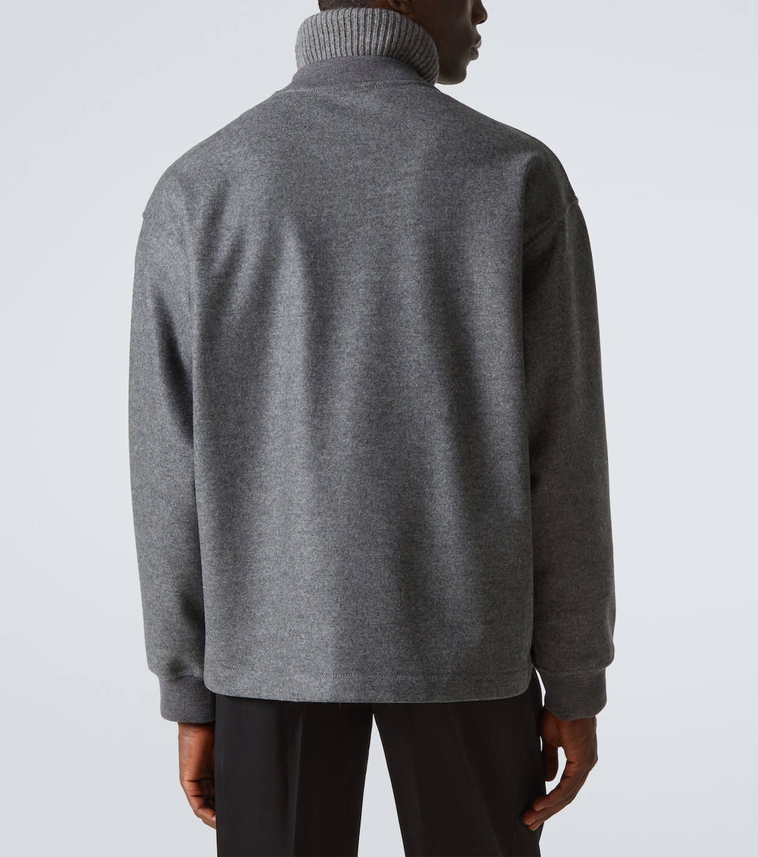 Zip-up wool sweatshirt | Jil Sander