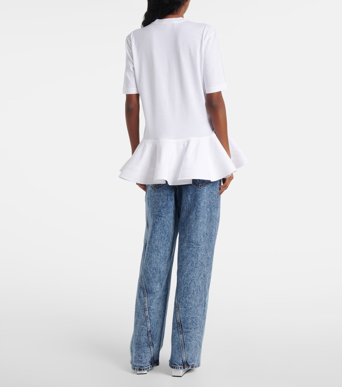 T-shirt in jersey di cotone | Alaïa
