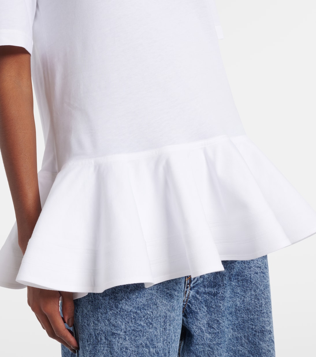 T-shirt in jersey di cotone | Alaïa