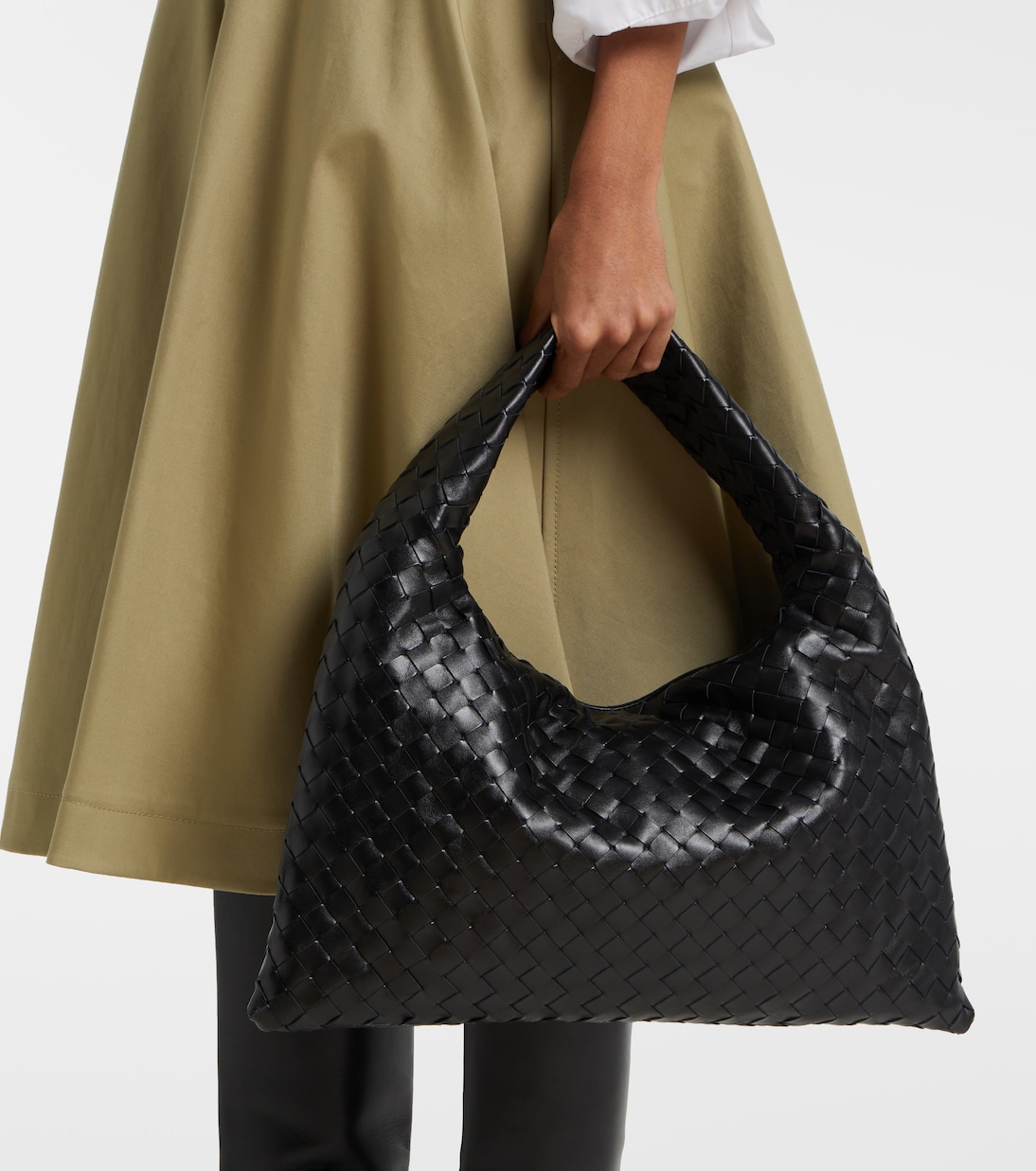 Borsa a spalla Hop in pelle Intrecciato | Bottega Veneta