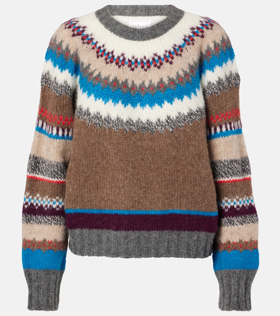 Pull Kella en alpaga mélangé | Velvet