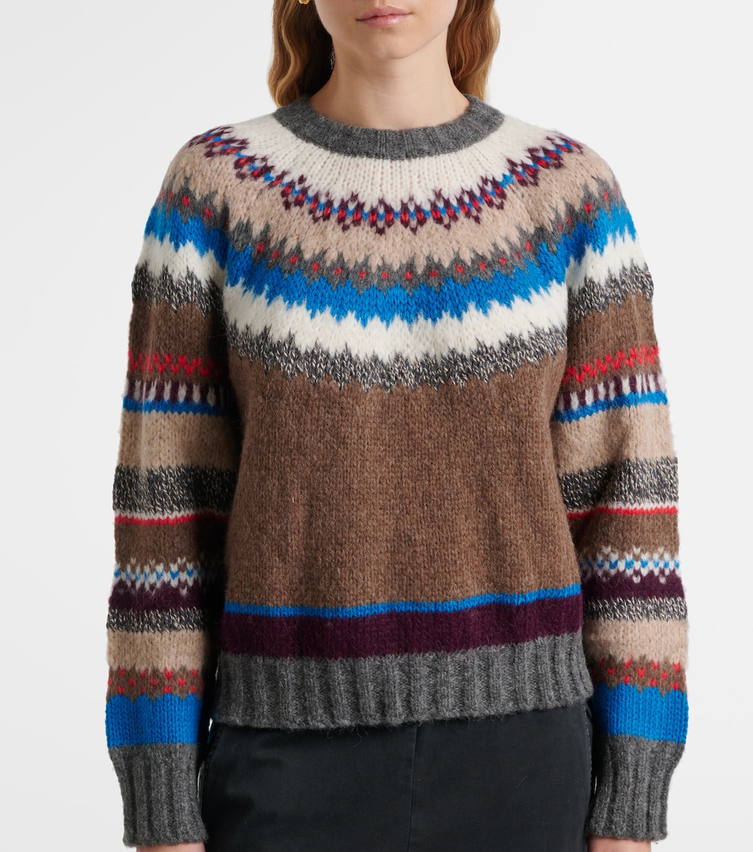 Pull Kella en alpaga mélangé | Velvet